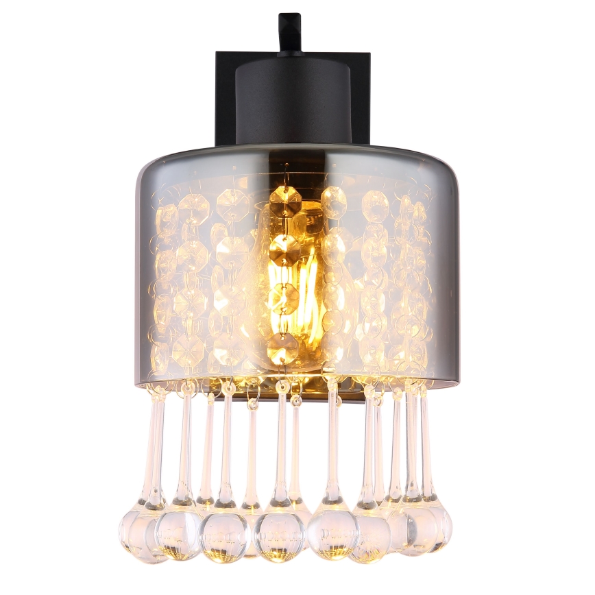 Globo - Vägglampa 1xE27/60W/230V svart