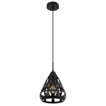 Globo - Ljuskrona med textilsladd 1xE27/40W/230V