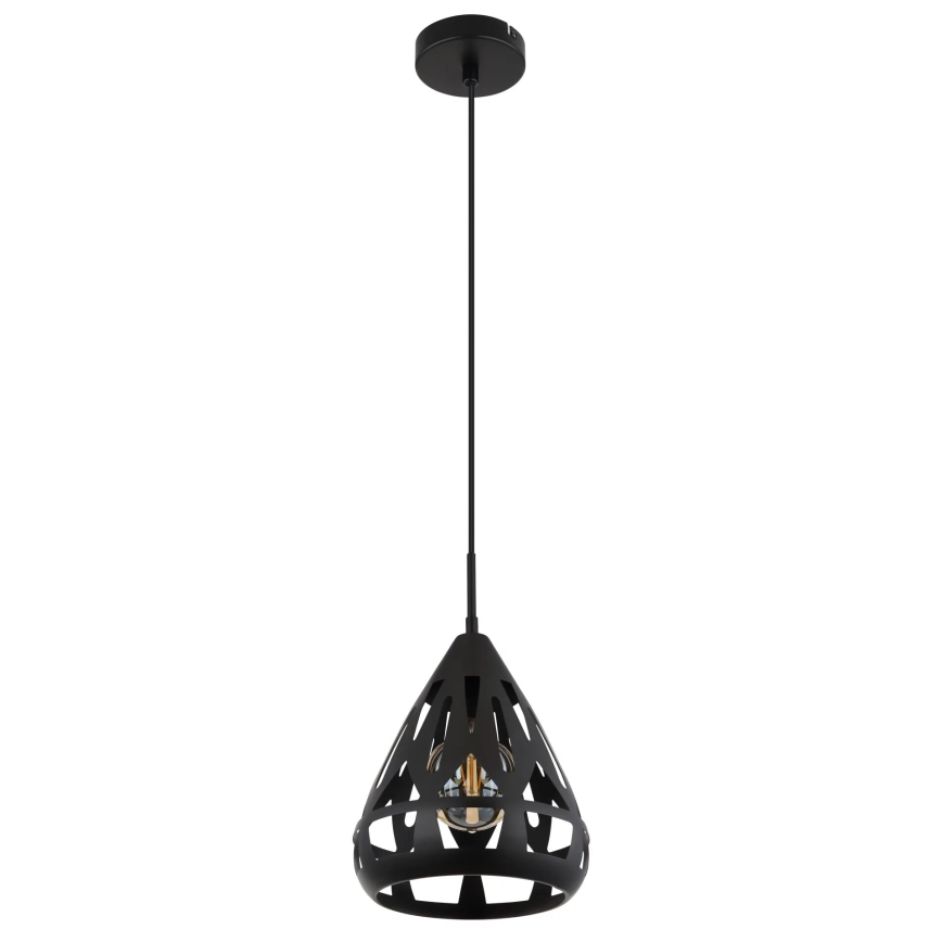 Globo - Ljuskrona med textilsladd 1xE27/40W/230V