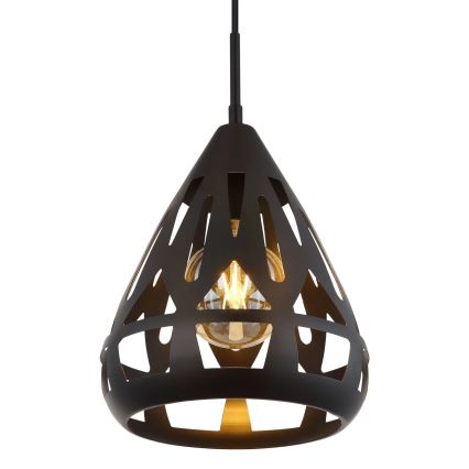 Globo - Ljuskrona med textilsladd 1xE27/40W/230V