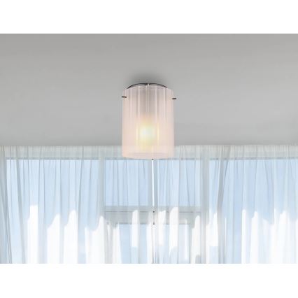 Globo - Taklampa 1xE27/40W/230V diameter 18 cm vit