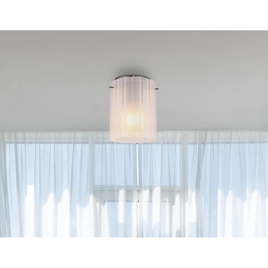 Globo - Taklampa 1xE27/40W/230V diameter 18 cm vit