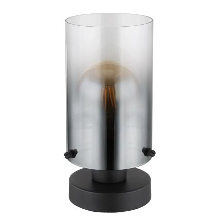 Globo - Bordslampa 1xE27/40W/230V diameter 12,5 cm svart