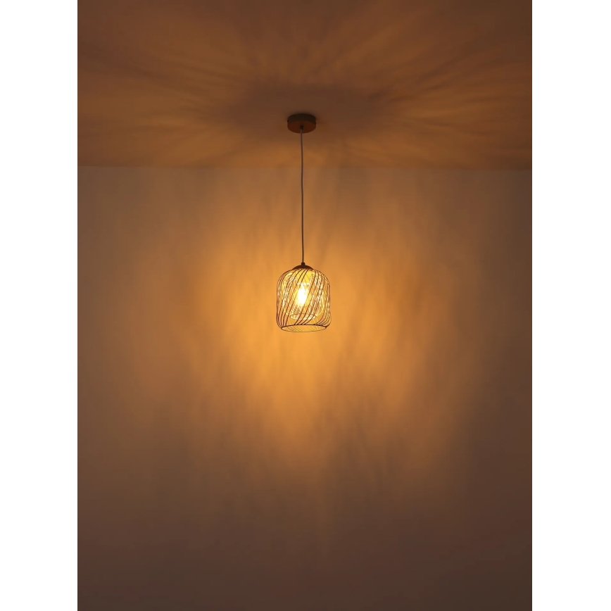 Globo - Hänglampa med kabel 1xE27/40W/230V Ø 18 cm