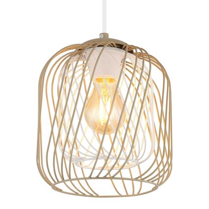 Globo - Hänglampa med kabel 1xE27/40W/230V Ø 18 cm