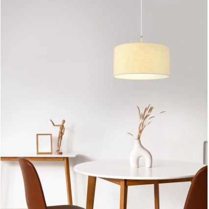 Globo - Pendellampa med sladd 1xE27/60W/230V