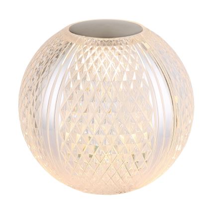 Globo - LED ljusreglerad bordslampa touch LED/2W/5V 1200 mAh USB genomskinlig