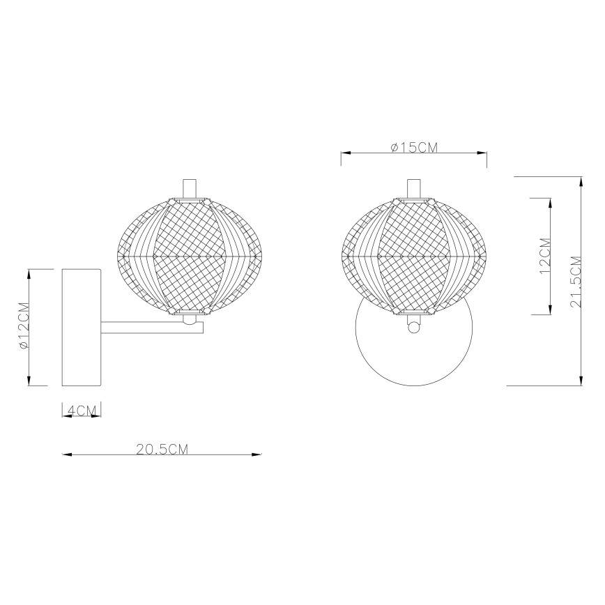 Globo - LED vägglampa LED/7W/230V 3000/4500/6500K