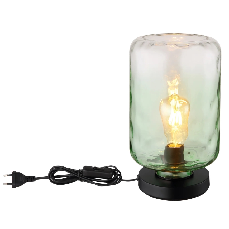 Globo - Bordslampa 1xE27/60W/230V grön