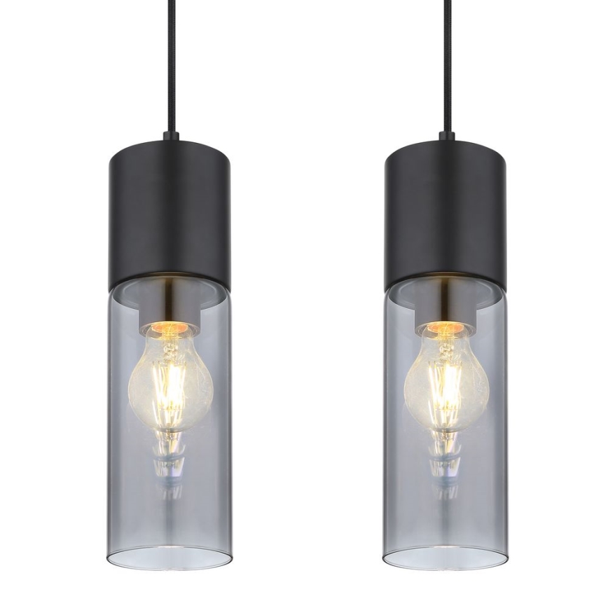 Globo - Taklampa med 4xE27/25W/230V svart