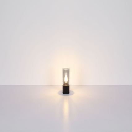 Globo - Touchbordslampa 1xE27/25W/230V Ø 9 cm svart