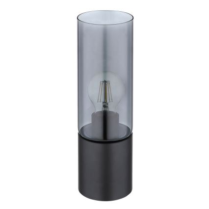 Globo - Touchbordslampa 1xE27/25W/230V Ø 9 cm svart
