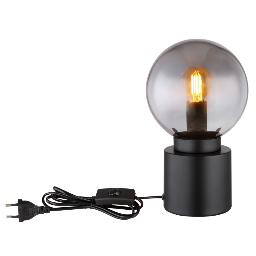Globo - Bordslampa 1xE14/25W/230V svart