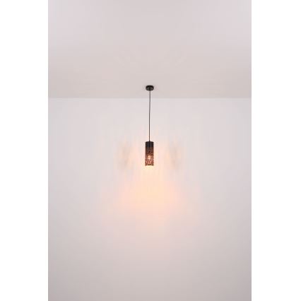 Globo - Ljuskrona med textilsladd 1xE27/40W/230V