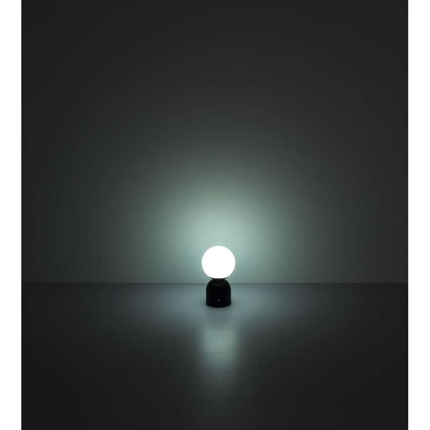 Globo - LED ljusreglerad bordslampa touch LED/2,5W/3,7V 2700/4000/65000K 1800 mAh USB svart