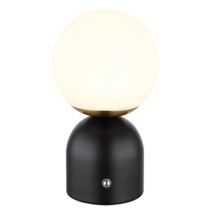 Globo - LED ljusreglerad bordslampa touch LED/2,5W/3,7V 2700/4000/65000K 1800 mAh USB svart