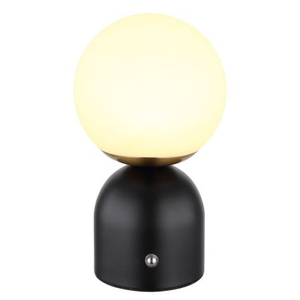 Globo - LED ljusreglerad bordslampa touch LED/2,5W/3,7V 2700/4000/65000K 1800 mAh USB svart