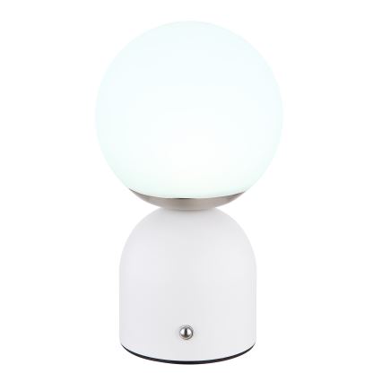 Globo - LED ljusreglerad bordslampa touch LED/2,5W/3,7V 2700/4000/6500K 1800 mAh USB vit