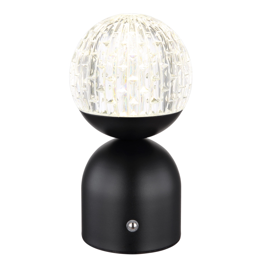 Globo - LED dimbar touchbordslampa LED/2,5W/3,7V 2700/4000/6500K 1800 mAh USB svart