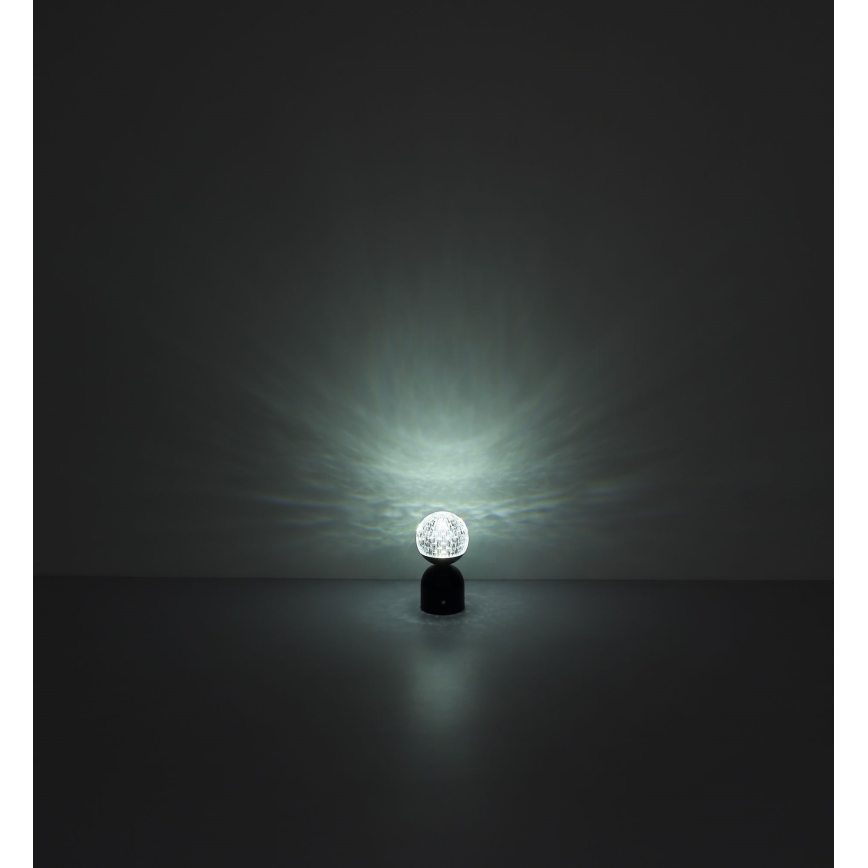 Globo - LED ljusreglerad bordslampa touch LED/2,5W/3,7V 2700/4000/6500K 1800 mAh USB svart
