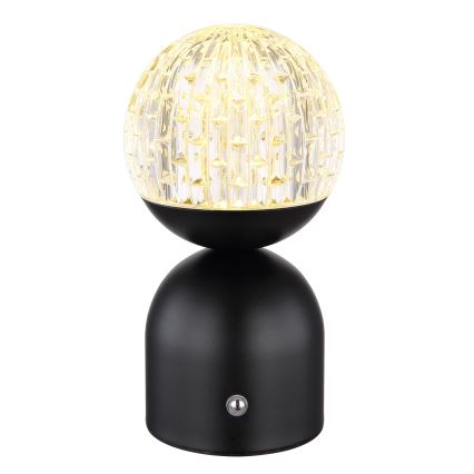 Globo - LED ljusreglerad bordslampa touch LED/2,5W/3,7V 2700/4000/6500K 1800 mAh USB svart