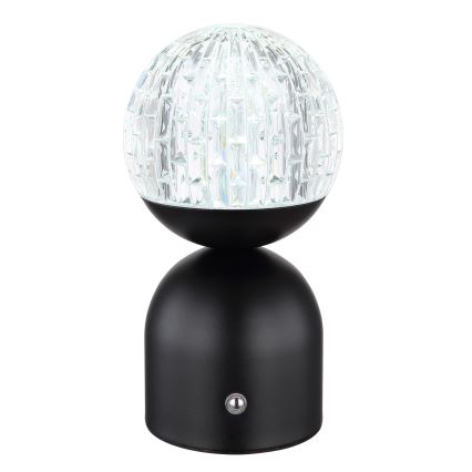 Globo - LED ljusreglerad bordslampa touch LED/2,5W/3,7V 2700/4000/6500K 1800 mAh USB svart