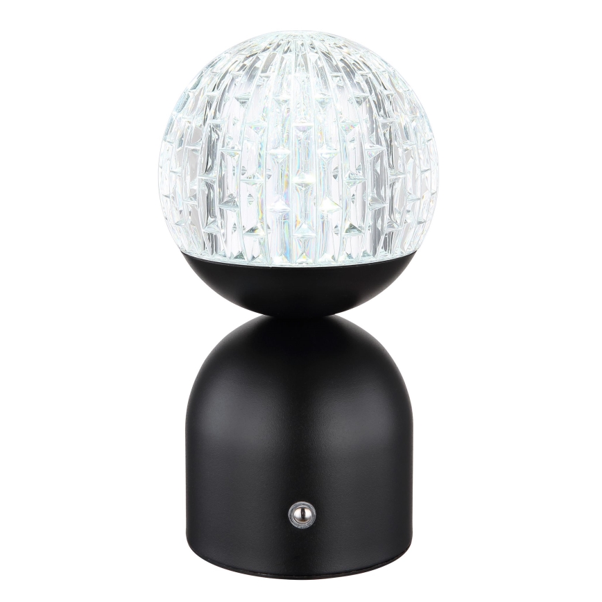 Globo - LED ljusreglerad bordslampa touch LED/2,5W/3,7V 2700/4000/6500K 1800 mAh USB svart