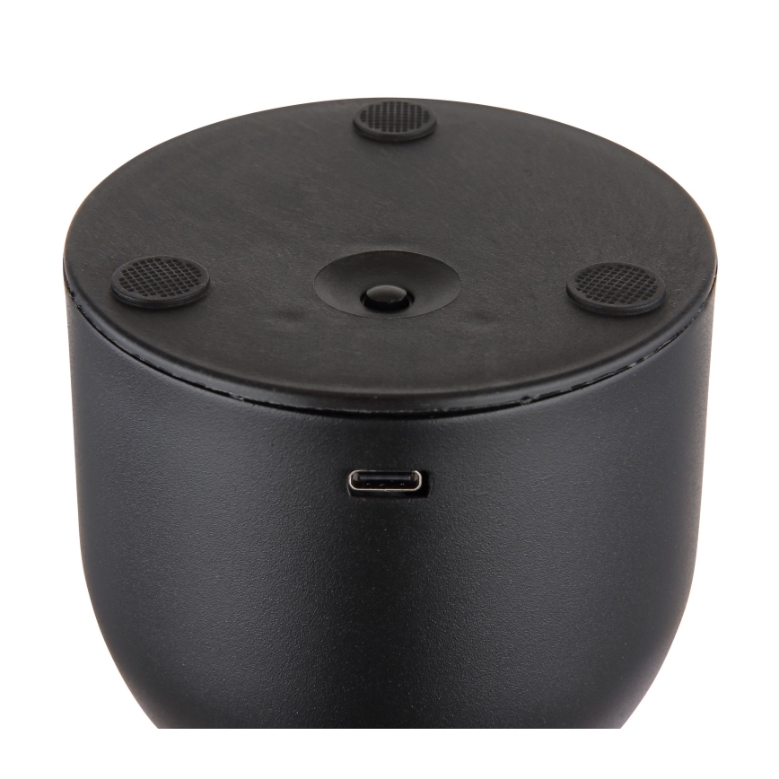 Globo - LED ljusreglerad bordslampa touch LED/2,5W/3,7V 2700/4000/6500K 1800 mAh USB svart