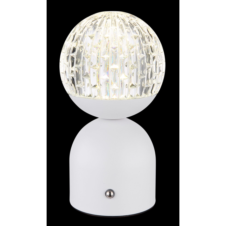 Globo - LED ljusreglerad bordslampa touch LED/2,5W/3,7V 2700/4000/65000K 1800 mAh USB vit