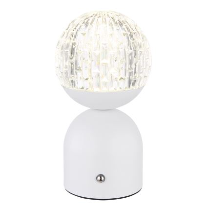 Globo - LED ljusreglerad bordslampa touch LED/2,5W/3,7V 2700/4000/65000K 1800 mAh USB vit