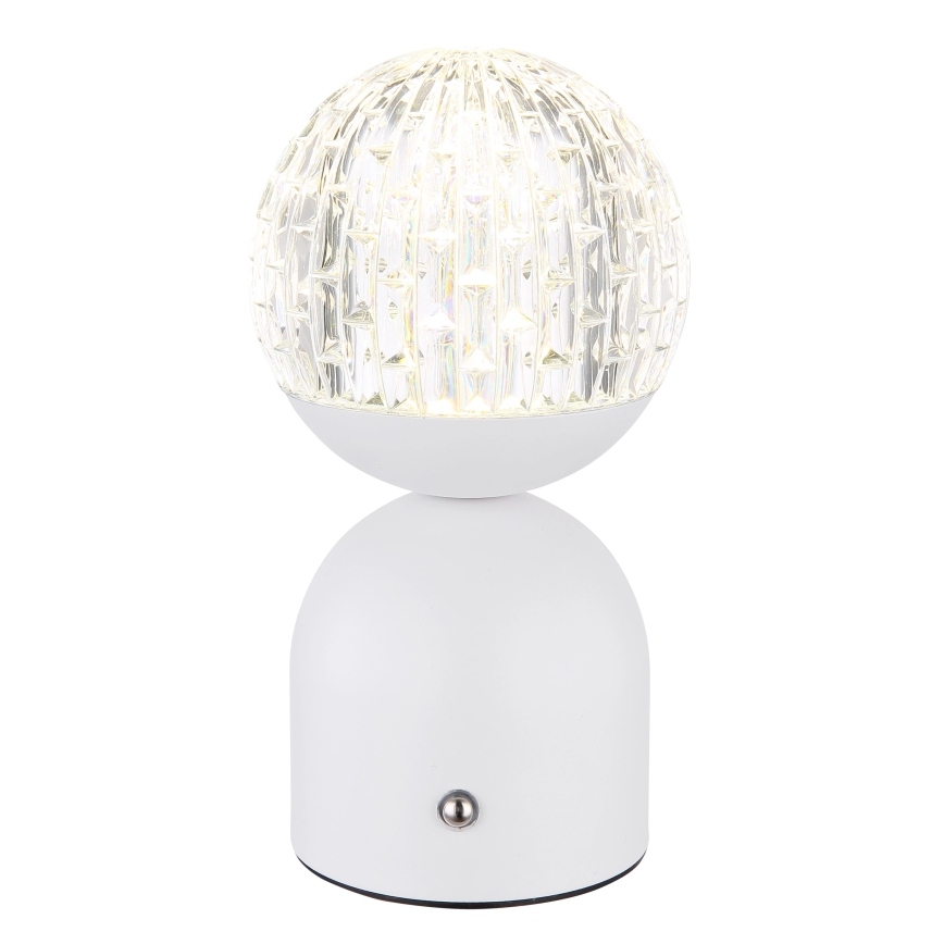 Globo - LED ljusreglerad bordslampa touch LED/2,5W/3,7V 2700/4000/65000K 1800 mAh USB vit