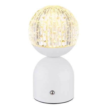 Globo - LED ljusreglerad bordslampa touch LED/2,5W/3,7V 2700/4000/65000K 1800 mAh USB vit