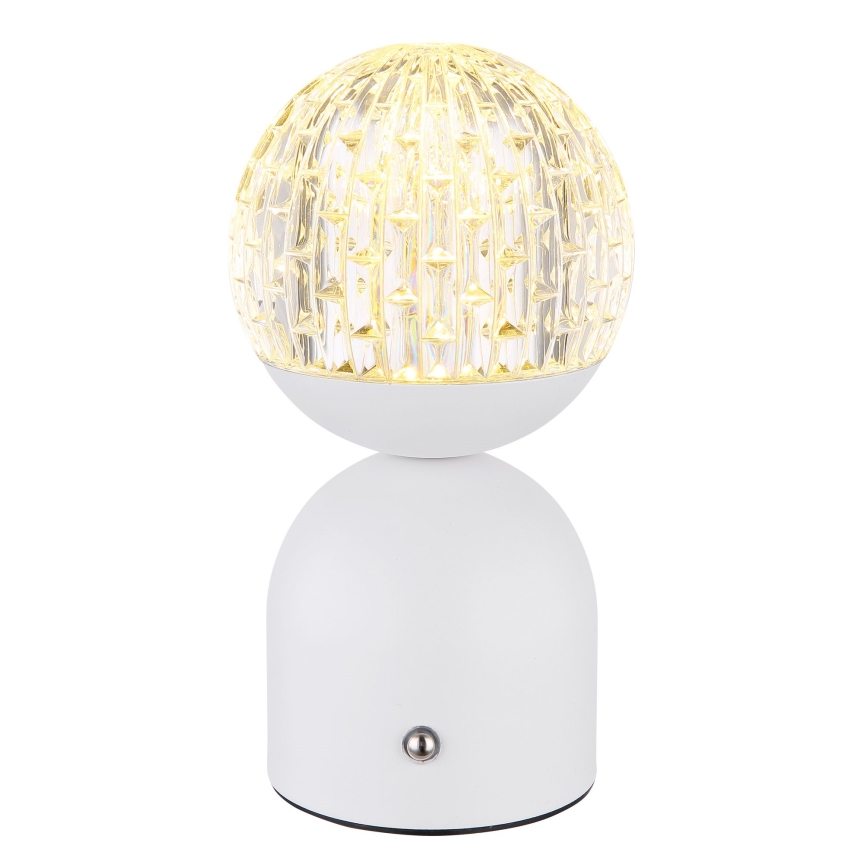 Globo - LED ljusreglerad bordslampa touch LED/2,5W/3,7V 2700/4000/65000K 1800 mAh USB vit