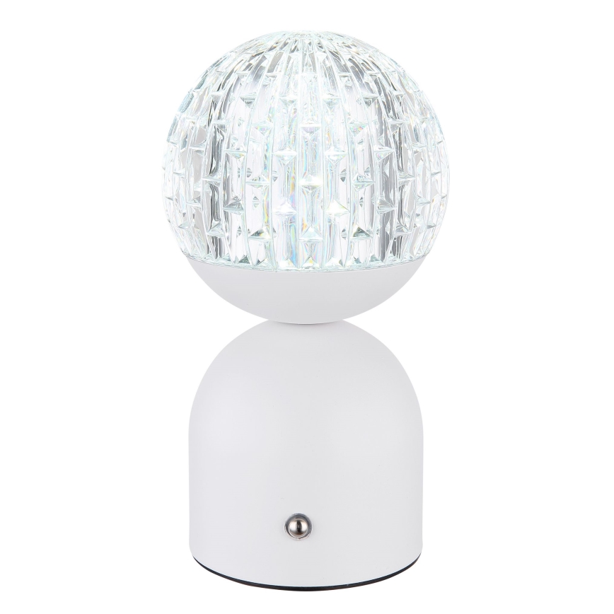 Globo - LED ljusreglerad bordslampa touch LED/2,5W/3,7V 2700/4000/65000K 1800 mAh USB vit