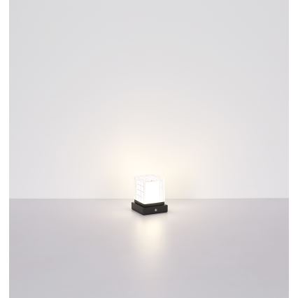Globo - LED ljusreglerad bordslampa touch LED/2,5W/3,7V 2700K/4000K/6500K 1800 mAh USB svart