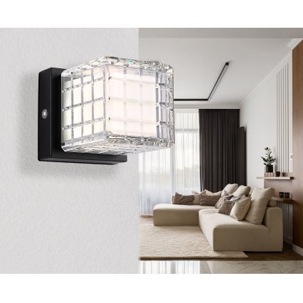Globo - LED dimbar touchbordslampa LED/2,5W/3,7V 2700K/4000K/6500K 1800 mAh USB svart