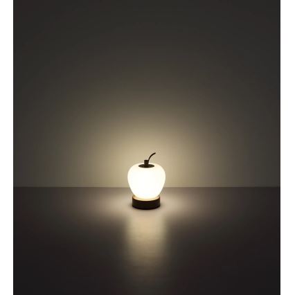Globo - LED ljusreglerad bordslampa touch LED/2W/3,7V 2700K/4000K/6500K 1200 mAh USB brun