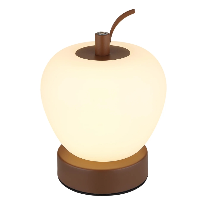 Globo - LED ljusreglerad bordslampa touch LED/2W/3,7V 2700K/4000K/6500K 1200 mAh USB brun