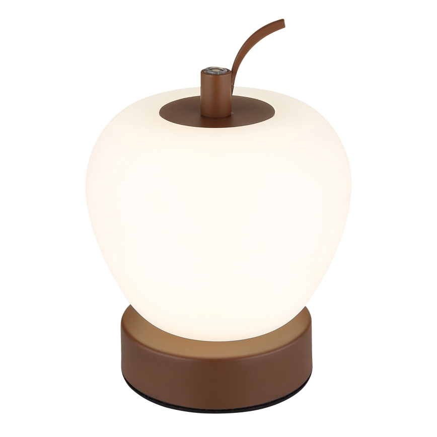 Globo - LED ljusreglerad bordslampa touch LED/2W/3,7V 2700K/4000K/6500K 1200 mAh USB brun