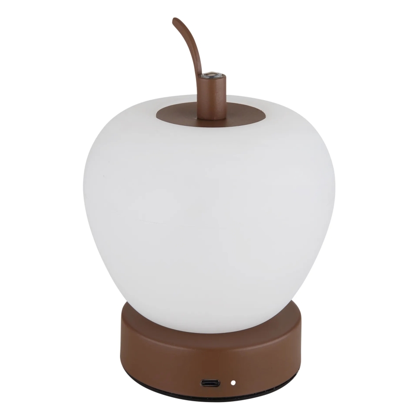 Globo - LED ljusreglerad bordslampa touch LED/2W/3,7V 2700K/4000K/6500K 1200 mAh USB brun