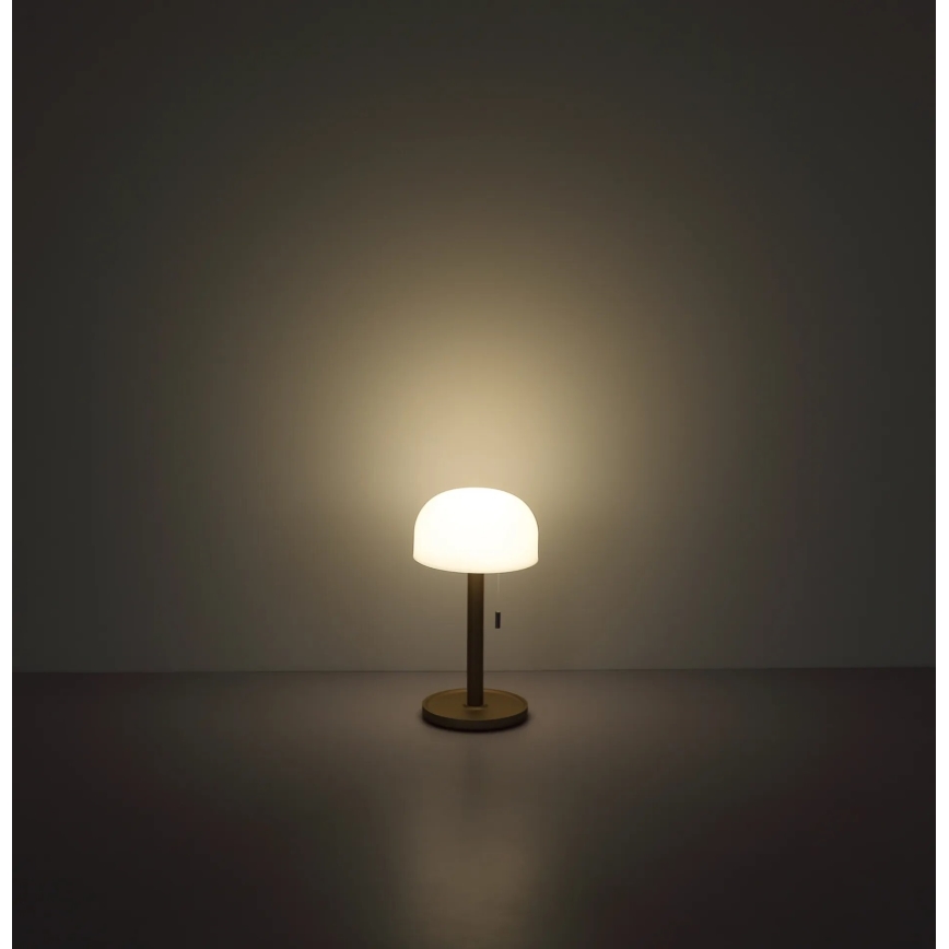 Globo - LED Uppladdningsbar bordslampa LED/1,5W/3,7V 3000/4200/6000K 1800mAh brun