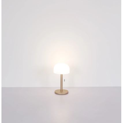 Globo - LED Uppladdningsbar bordslampa LED/1,5W/3,7V 3000/4200/6000K 1800mAh brun