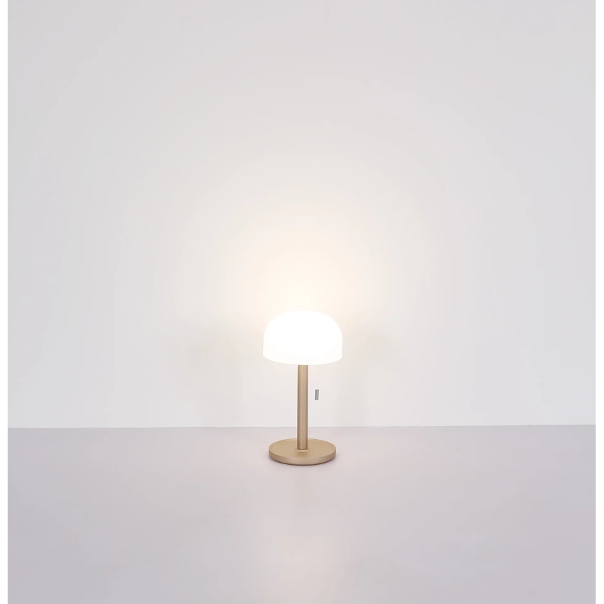 Globo - LED Uppladdningsbar bordslampa LED/1,5W/3,7V 3000/4200/6000K 1800mAh brun