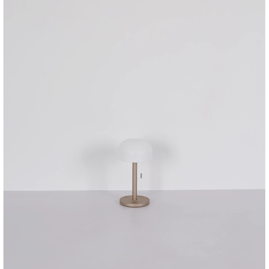 Globo - LED Uppladdningsbar bordslampa LED/1,5W/3,7V 3000/4200/6000K 1800mAh brun