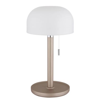 Globo - LED Uppladdningsbar bordslampa LED/1,5W/3,7V 3000/4200/6000K 1800mAh brun