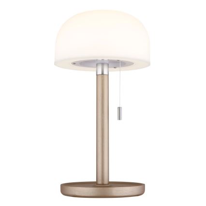 Globo - LED Uppladdningsbar bordslampa LED/1,5W/3,7V 3000/4200/6000K 1800mAh brun