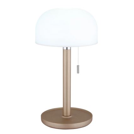 Globo - LED Uppladdningsbar bordslampa LED/1,5W/3,7V 3000/4200/6000K 1800mAh brun
