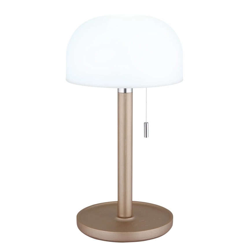 Globo - LED Uppladdningsbar bordslampa LED/1,5W/3,7V 3000/4200/6000K 1800mAh brun
