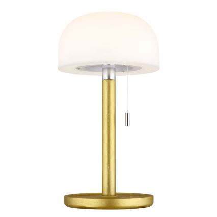Globo - LED Uppladdningsbar bordslampa LED/1,5W/3,7V 3000/4200/6000K 1800mAh mässing