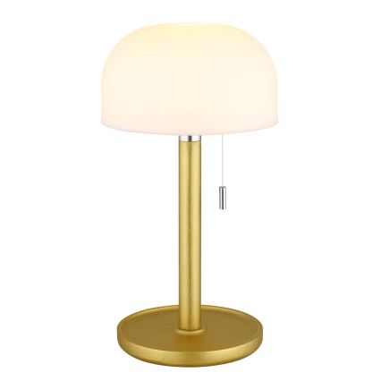 Globo - LED Uppladdningsbar bordslampa LED/1,5W/3,7V 3000/4200/6000K 1800mAh mässing